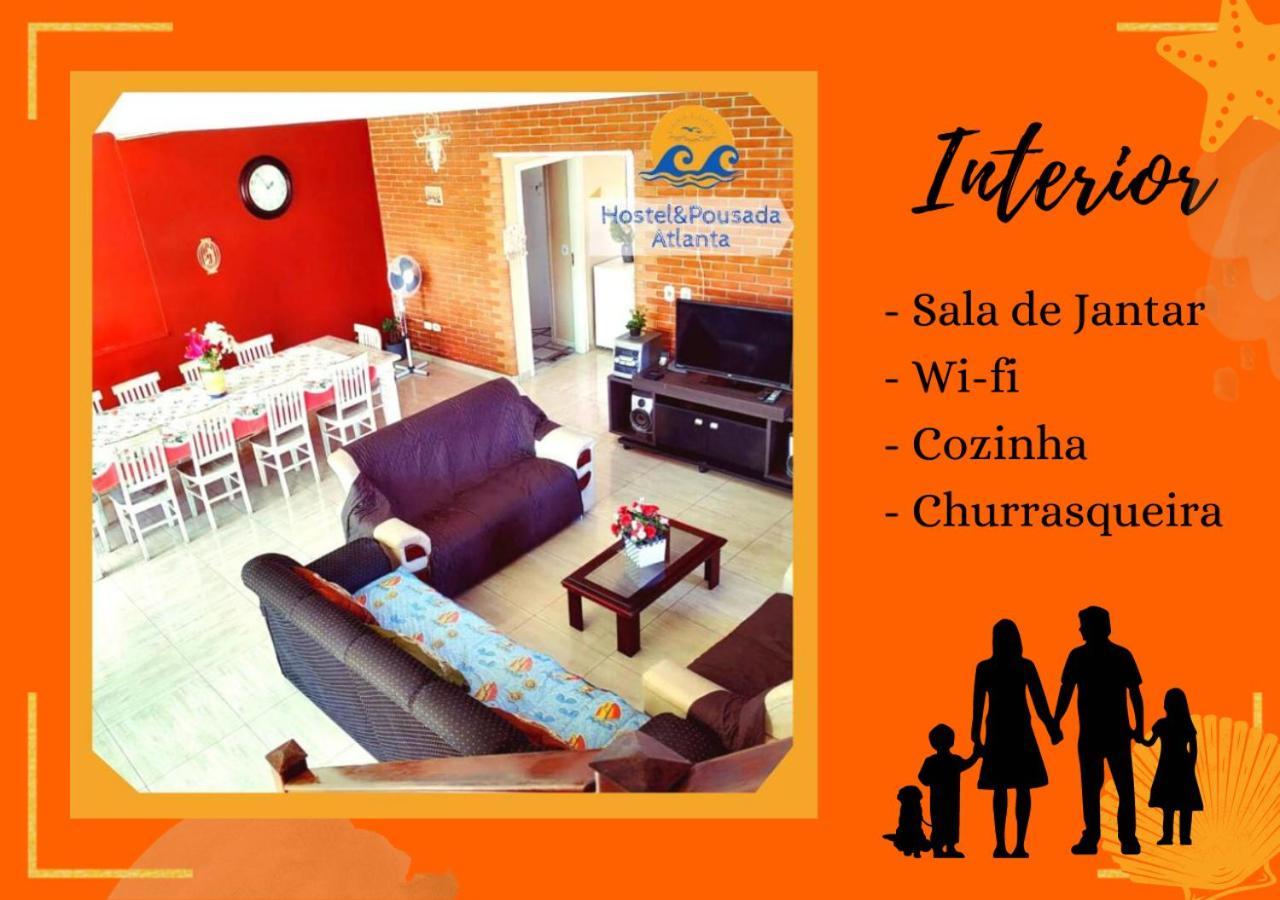 Peruíbe Hostel & Pousada Atlanta מראה חיצוני תמונה
