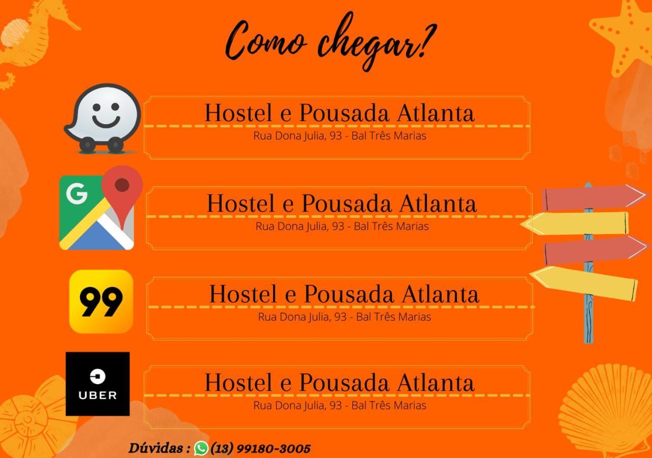 Peruíbe Hostel & Pousada Atlanta מראה חיצוני תמונה